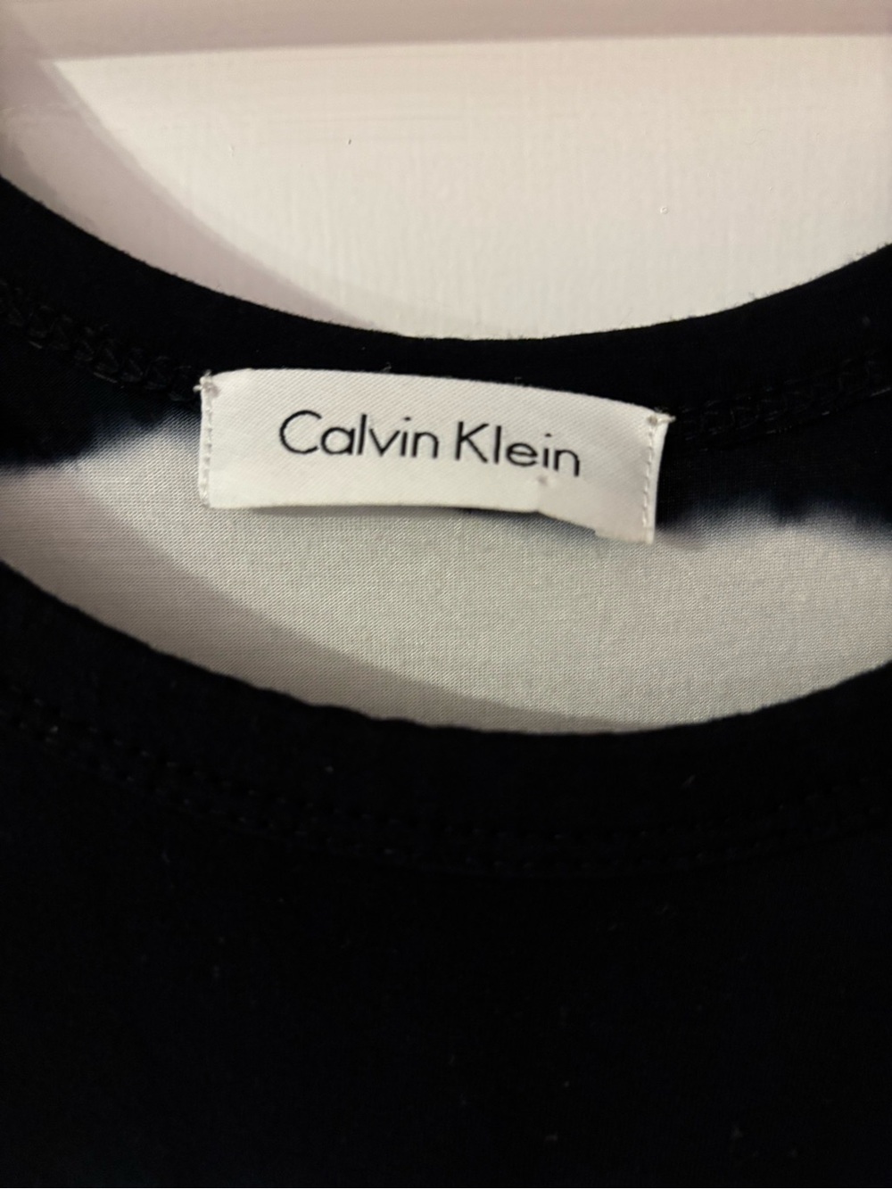 Calvin Klein Black & White Striped Tank Maxi Dress - Picture 2 of 3